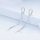 S925 Sterling Silver Pavé Setting CZ Earrings for Women-3