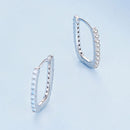 925 Sterling Silver Opal Earrings with Platinum Plating for Women-7
