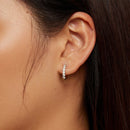 925 Sterling Silver 2.0mm Moissanite Earrings for Women-7