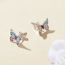 925 Sterling Silver Earrings with Enamel and CZ for Women-6