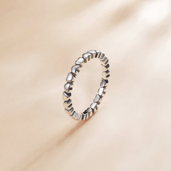 925 Sterling Silver Oxidized Ring Size 6.0 for Women
