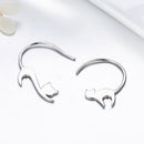 925 Sterling Silver Earrings for Women - 3*2.5cm, Platinum Plated-3