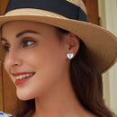 S925 Oxidized Silver 11mm Earrings for Women-7