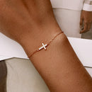 925 Sterling Silver Bracelet with Pavé Setting CZ, 155+25mm for Women-7