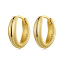 925 Sterling Silver Oxidized Hoop Earrings for Women-1