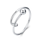 925 Sterling Silver Rings 0.4cm Width for Women-1