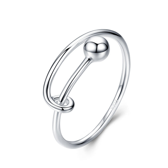 925 Sterling Silver Rings 0.4cm Width for Women