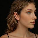 925 Sterling Silver Moissanite 0.1ct Earrings with White Gold Plating for Women-6