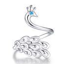 925 Sterling Silver Plated Platinum Pavé Setting CZ Ring for Women-3
