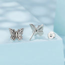 925 Sterling Silver Oxidized Silver Earrings for Women-4