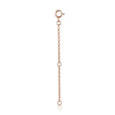 925 Sterling Silver + Plated Platinum 10cm Extension Chain Necklace-6