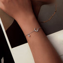925 Sterling Silver CZ Bracelet with White Gold Plating, 150mm Length for Women-7