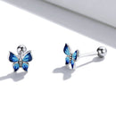 S925 Sterling Silver Enamel Oxidized Earrings for Women-7