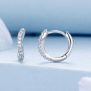 925 Sterling Silver Pavé CZ Earrings for Women-3