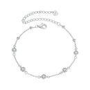 925 Sterling Silver 3mm Moissanite Bracelet for Women-1
