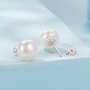 925 Sterling Silver Freshwater Pearl Earrings for Women-5