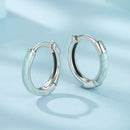 925 Sterling Silver Enamel Oxidized Earrings for Women-7