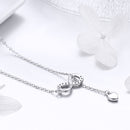 925 Sterling Silver Adjustable Necklace 38-45cm for Women-7