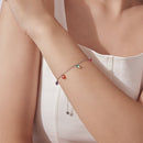 925 Sterling Silver White Gold Plated 16+5cm Pavé Setting CZ Bracelet-6