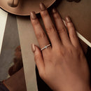 925 Sterling Silver Oxidized Silver 0.12cm Ring for Men-5