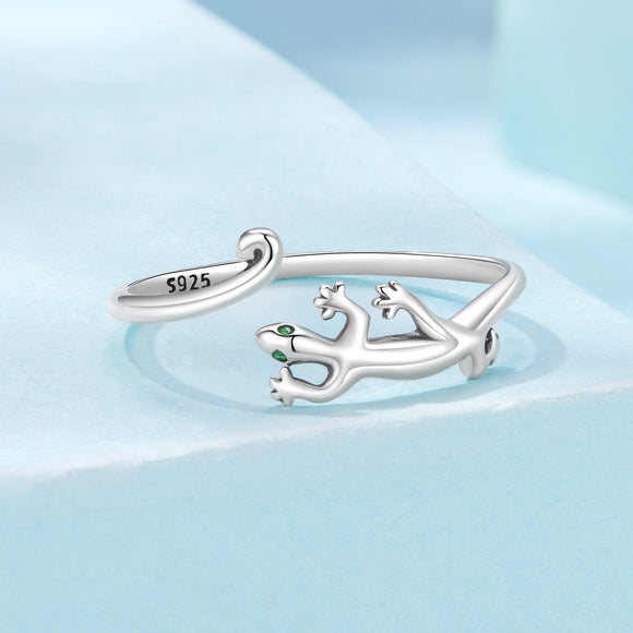925 Sterling Silver Oxidized Pavé Setting CZ Ring