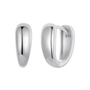 925 Sterling Silver Oxidized Earrings 12x5mm for Women-1