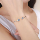 925 Sterling Silver Bracelet with Outer Diameter 6cm and Wall Thickness 0.2cm for Women-6