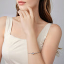925 Sterling Silver Bracelet 17cm with Oxidized Finish-3