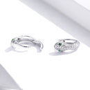 925 Sterling Silver Earrings with Plated Platinum and CZ for Women-2