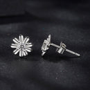 925 Sterling Silver Moissanite 0.3cm Earrings for Women-4