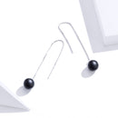 925 Sterling Silver Earrings with Quality Shell Pearl for Women-3