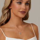 925 Sterling Silver Opal Nanometer Stone Necklace for Women-6