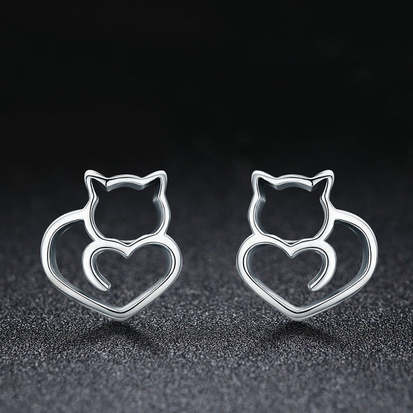925 Sterling Silver Oxidized Earrings
