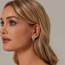 925 Sterling Silver Earrings with Platinum Plating and CZ - Stylish and Elegant Design for Women-7