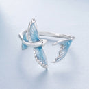 925 Sterling Silver White Enamel Pavé Set CZ Ring for Women-4