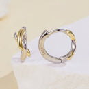 925 Sterling Silver White Gold Plated Earrings-4
