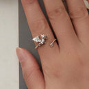 925 Sterling Silver Oxidized Rings for Women-4