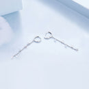 S925 Sterling Silver Pavé Setting CZ Earrings for Women-5