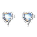 925 Sterling Silver Moonstone Earrings for Women-1