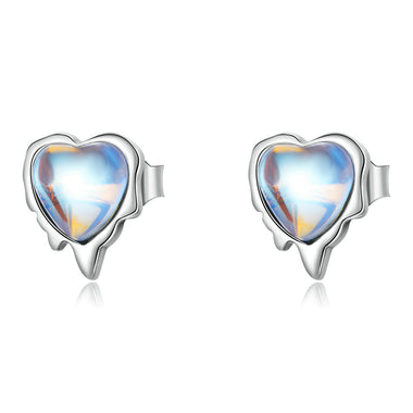 925 Sterling Silver Moonstone Earrings for Women