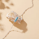 925 Sterling Silver White Gold Plated Bracelets with Synthetic Turquoise for Women-4