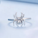 925 Sterling Silver Oxidized Spider Ring-2