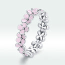 925 Silver Size 5 Enamel Ring for Women-3