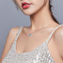 925 Sterling Silver Plated Translucent Opal Necklace 45cm for Women-7