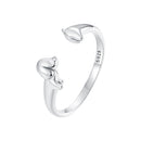 925 Sterling Silver Oxidized 1.8mm Width Elegant Style E Ring-1