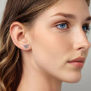 925 Sterling Silver Oxidized Silver Earrings for Women-9