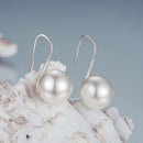 925 Sterling Silver Earrings with Quality Shell Pearl-4