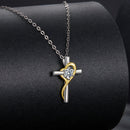 925 Sterling Silver 0.20 Carat Moissanite Necklace for Women-3