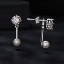 925 Sterling Silver 0.50 Carat Moissanite Earrings for Women-3
