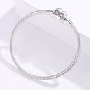 925 Sterling Silver Bracelet 17.0cm for Women-4